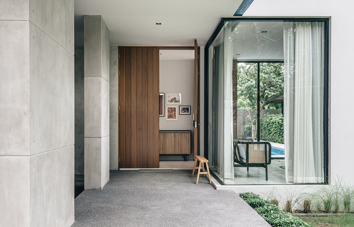 bAAN House Anonym Studio CC Chaovarith Poonphol exterior entrance details
